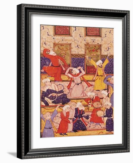 Initiation Dance, from a Book of Poems by Hafiz Shirazi-null-Framed Giclee Print