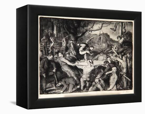 Initiation in the Frat, 1917-George Wesley Bellows-Framed Premier Image Canvas