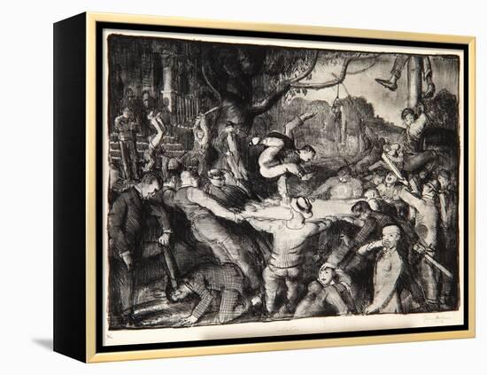 Initiation in the Frat, 1917-George Wesley Bellows-Framed Premier Image Canvas