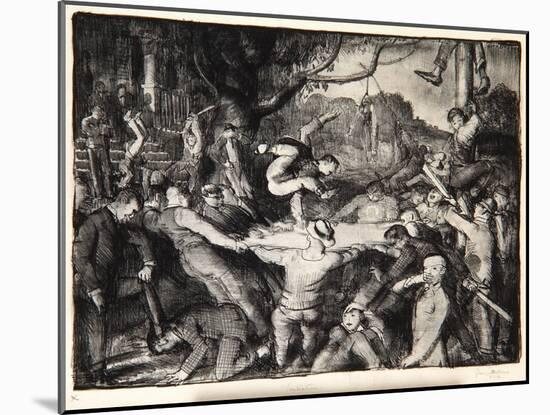 Initiation in the Frat, 1917-George Wesley Bellows-Mounted Giclee Print