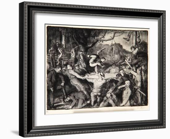 Initiation in the Frat, 1917-George Wesley Bellows-Framed Giclee Print