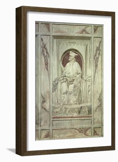 Injustice, circa 1305-Giotto di Bondone-Framed Giclee Print