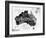 Ink Australia Map-anna42f-Framed Art Print