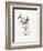 Ink Botanical Sketch X-J. Holland-Framed Art Print