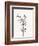 Ink Botanical Sketch X-J. Holland-Framed Art Print