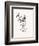 Ink Botanical Sketch X-J. Holland-Framed Art Print