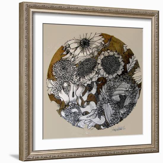 Ink drawing-Linda Arthurs-Framed Giclee Print