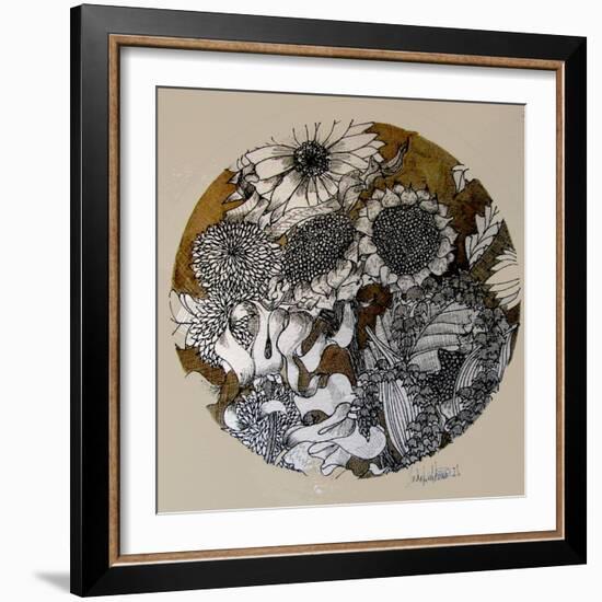 Ink drawing-Linda Arthurs-Framed Giclee Print