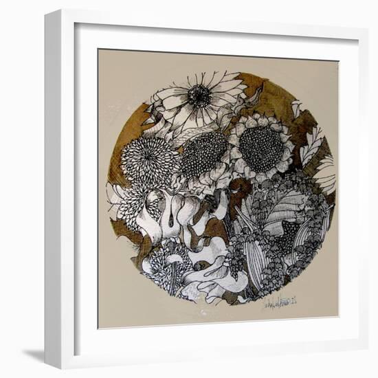 Ink drawing-Linda Arthurs-Framed Giclee Print