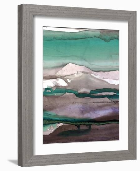 Ink Drips B-Tracy Hiner-Framed Giclee Print