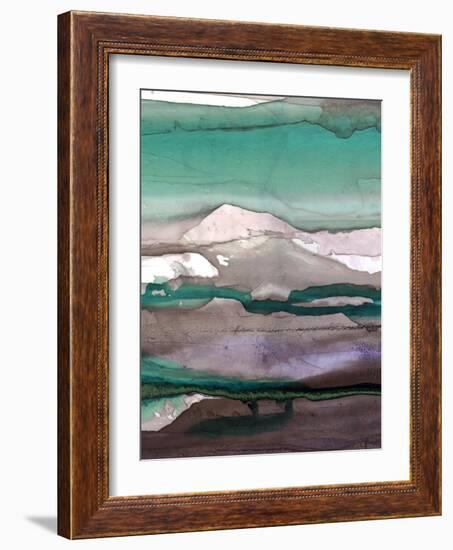 Ink Drips B-Tracy Hiner-Framed Giclee Print