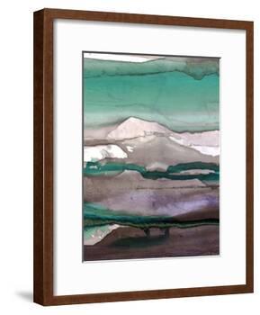 Ink Drips B-Tracy Hiner-Framed Giclee Print