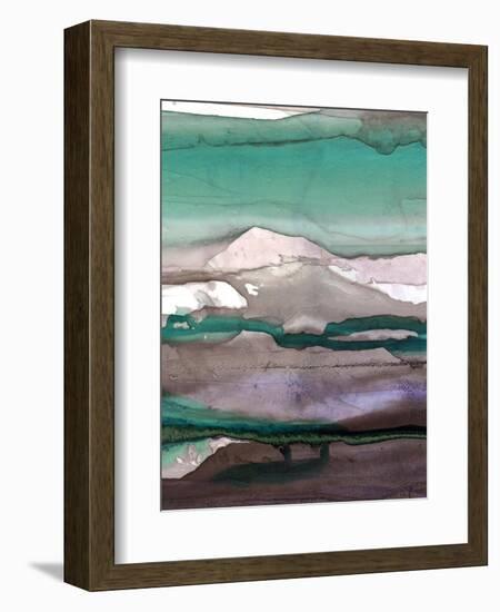 Ink Drips B-Tracy Hiner-Framed Giclee Print