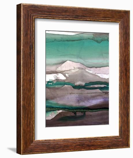 Ink Drips B-Tracy Hiner-Framed Giclee Print