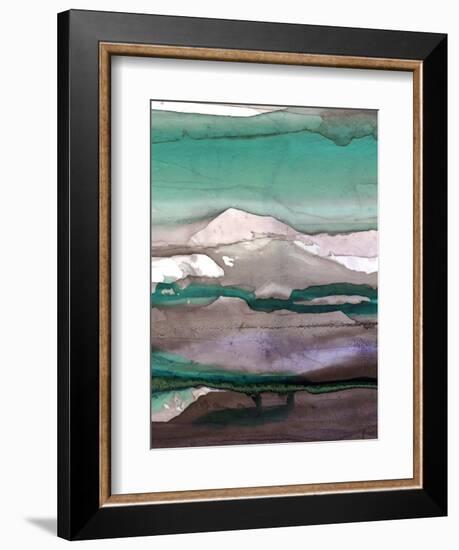 Ink Drips B-Tracy Hiner-Framed Giclee Print