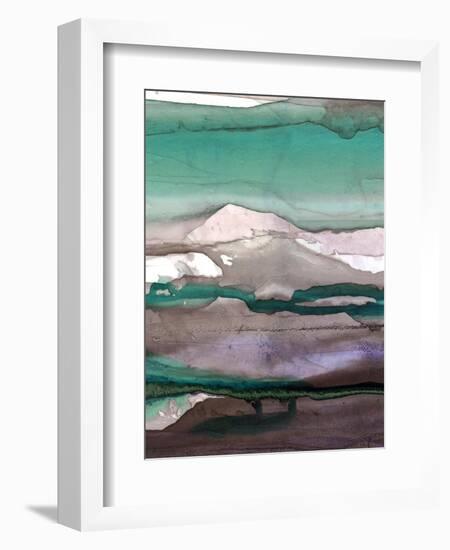 Ink Drips B-Tracy Hiner-Framed Giclee Print