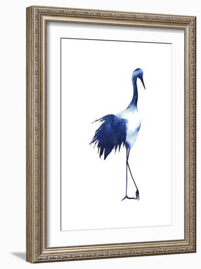 Ink Drop Crane I-Grace Popp-Framed Premium Giclee Print