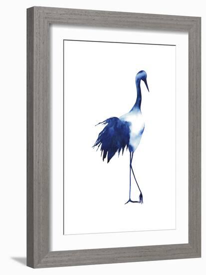 Ink Drop Crane I-Grace Popp-Framed Premium Giclee Print