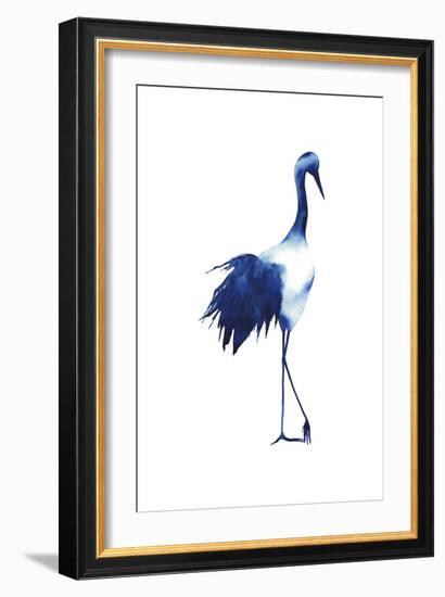 Ink Drop Crane I-Grace Popp-Framed Premium Giclee Print