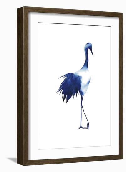 Ink Drop Crane I-Grace Popp-Framed Art Print