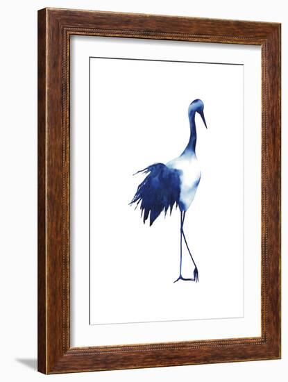 Ink Drop Crane I-Grace Popp-Framed Art Print