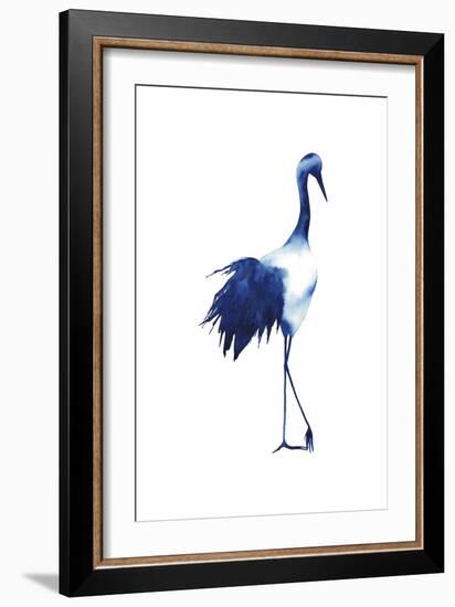 Ink Drop Crane I-Grace Popp-Framed Art Print