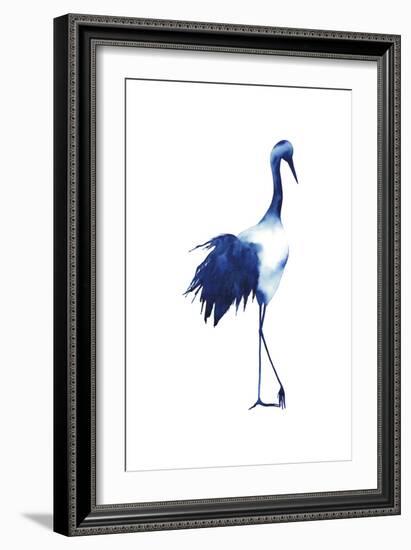 Ink Drop Crane I-Grace Popp-Framed Art Print