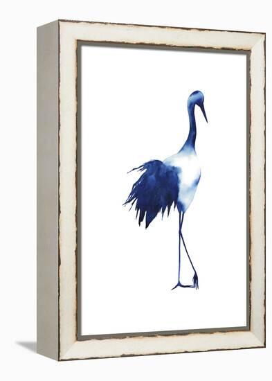 Ink Drop Crane I-Grace Popp-Framed Stretched Canvas