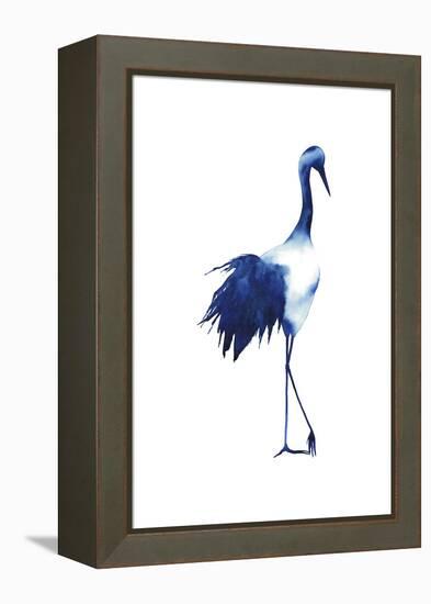 Ink Drop Crane I-Grace Popp-Framed Stretched Canvas