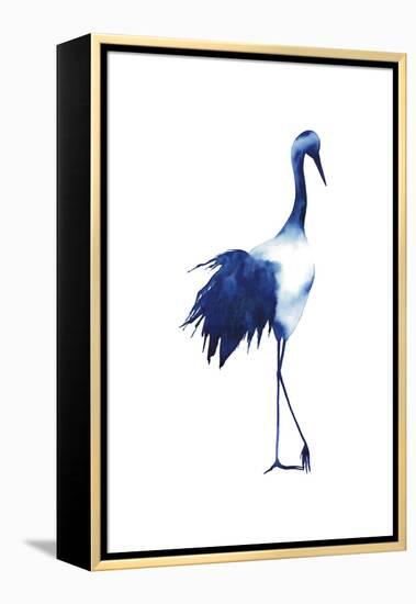 Ink Drop Crane I-Grace Popp-Framed Stretched Canvas