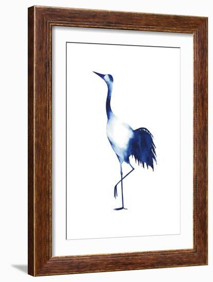 Ink Drop Crane II-Grace Popp-Framed Art Print