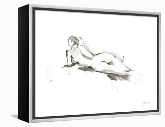 Ink Figure Study IV-Ethan Harper-Framed Stretched Canvas