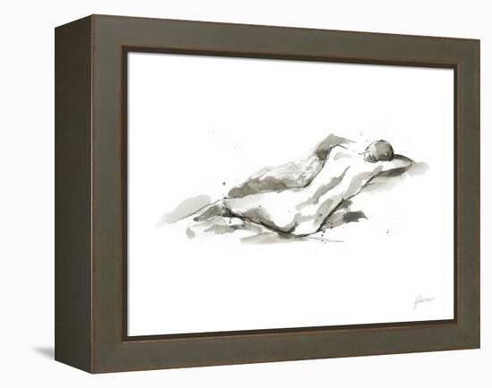 Ink Figure Study V-Ethan Harper-Framed Stretched Canvas