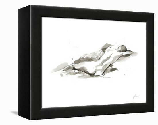Ink Figure Study V-Ethan Harper-Framed Stretched Canvas