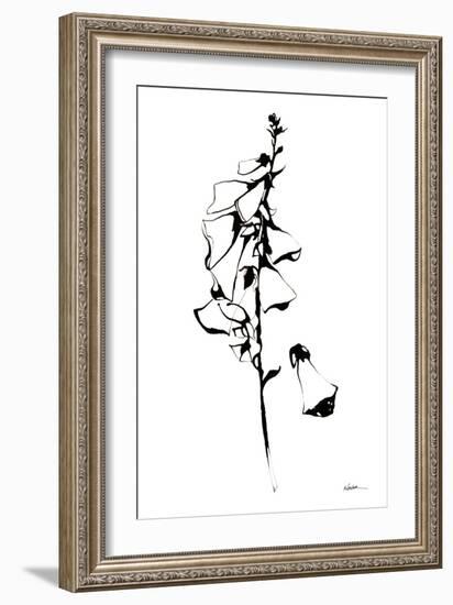 Ink Foxglove-Shirley Novak-Framed Art Print