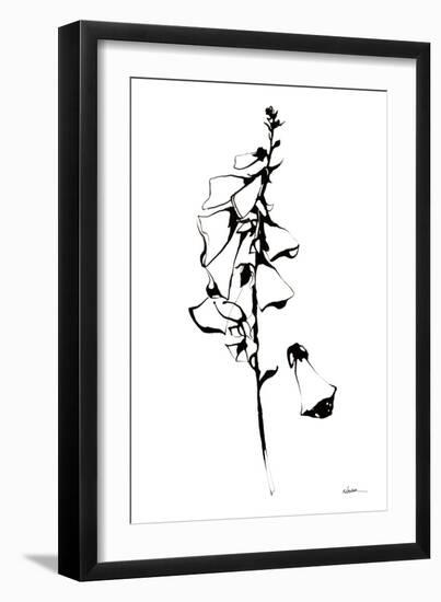 Ink Foxglove-Shirley Novak-Framed Art Print