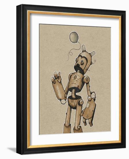 Ink Marker Bot Balloon 6-Craig Snodgrass-Framed Giclee Print