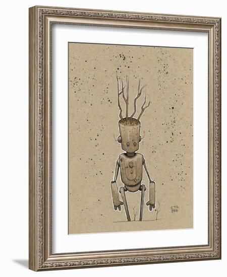 Ink Marker Bot Tree Bot-Craig Snodgrass-Framed Giclee Print