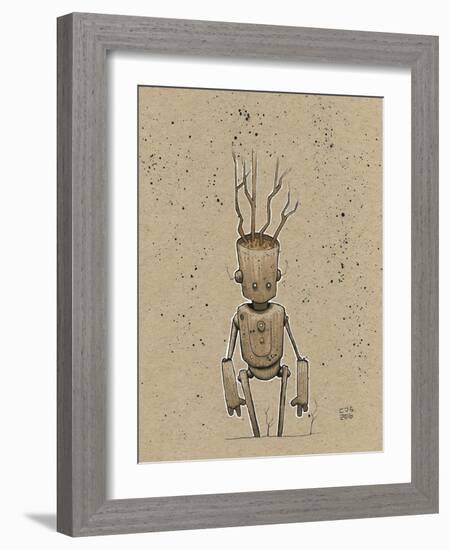 Ink Marker Bot Tree Bot-Craig Snodgrass-Framed Giclee Print