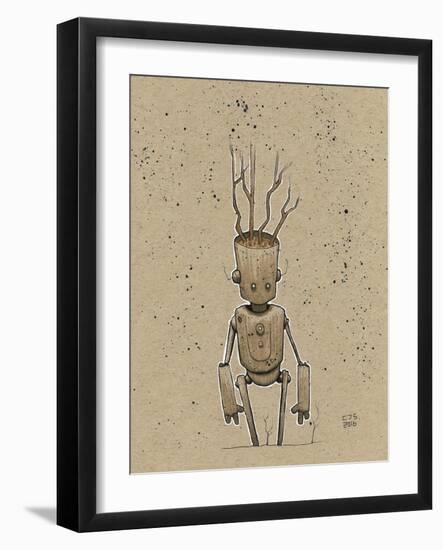 Ink Marker Bot Tree Bot-Craig Snodgrass-Framed Giclee Print