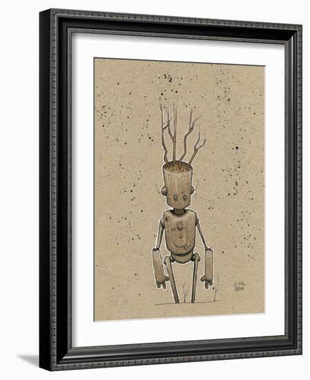 Ink Marker Bot Tree Bot-Craig Snodgrass-Framed Giclee Print