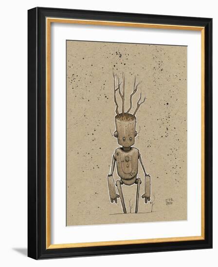 Ink Marker Bot Tree Bot-Craig Snodgrass-Framed Giclee Print