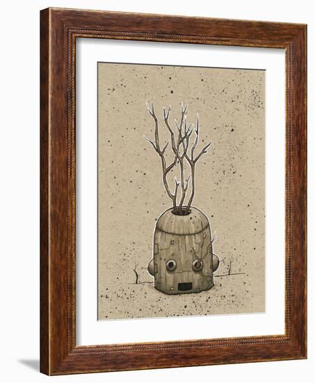 Ink Marker Bot Tree Pot-Craig Snodgrass-Framed Giclee Print