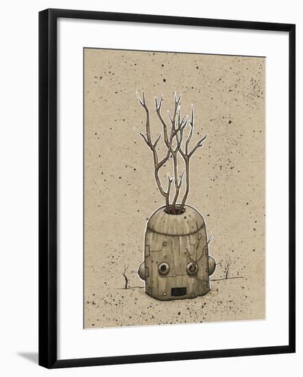 Ink Marker Bot Tree Pot-Craig Snodgrass-Framed Giclee Print