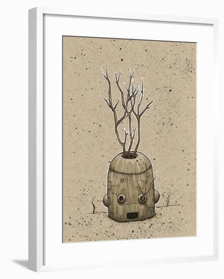 Ink Marker Bot Tree Pot-Craig Snodgrass-Framed Giclee Print