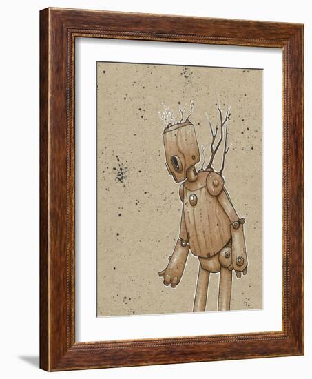 Ink Marker Bot Trees-Craig Snodgrass-Framed Giclee Print