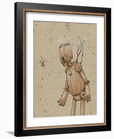 Ink Marker Bot Trees-Craig Snodgrass-Framed Giclee Print