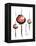 Ink Painting Of Chinese Lantern With Greeting Calligraphy-yienkeat-Framed Stretched Canvas