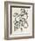 Ink Pear Branch I-June Vess-Framed Premium Giclee Print