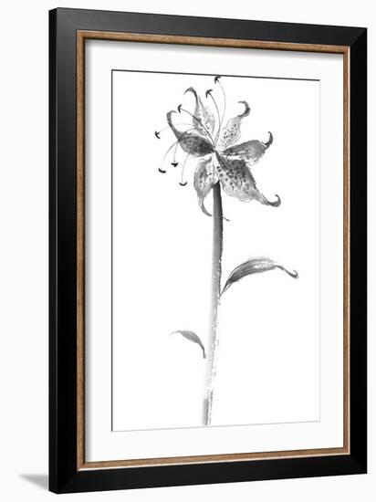 Ink Tiger Lily-Nan Rae-Framed Art Print